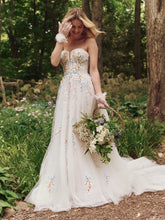 Load image into Gallery viewer, ZEPHYRINE (25MS328A01 - Unlined bodice, Dot tulle)